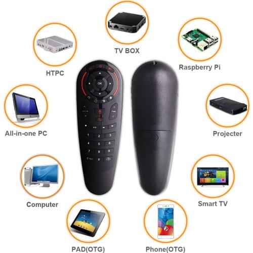 G30 Air Mouse g30s fly airmouse 2.4G Remote Control Controller Google Voice For Htv 6 box Xiaomi i9 X96 H96 max Mag 322 tv Box