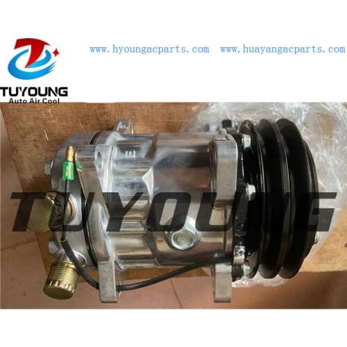 SD7H15 Automotive Air Conditioner Compressor for V-O Ring Vehicle 12v 2pk