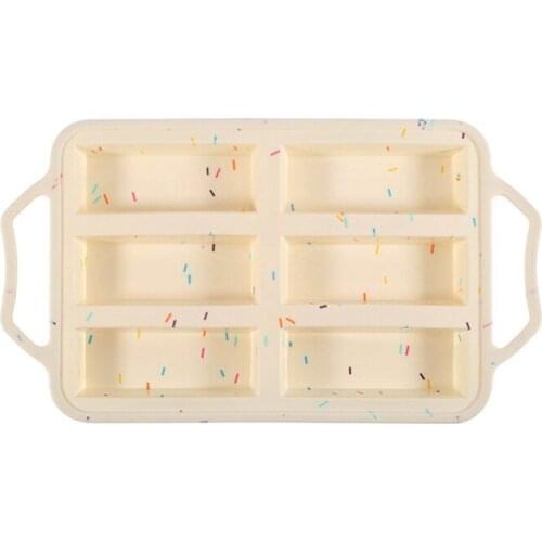 Silicone Strip Non Stick Cake Making Mold Embedded with Stainless Steel Ring Color Bar Baking Mold