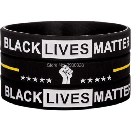 300pcs #BLM Movement for Freedom silicone wristband bracelet free shipping by DHL