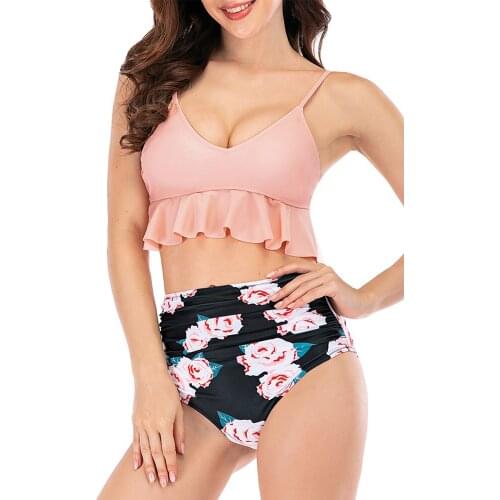 Розовые купальники VECENEY China At AliExpress