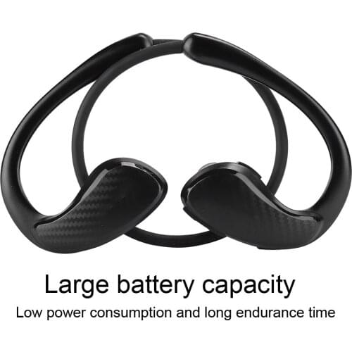 Waterproof Bluetooth Earphone Ear Hanging Wireless Sports NFC Headphone Headset