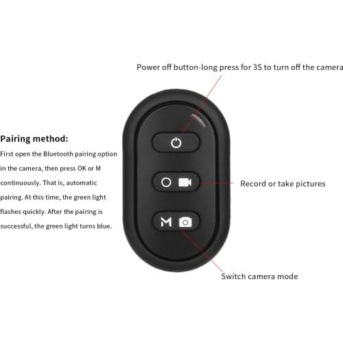 FIREFLY Waterproof Remote Controller for Hawkeye Firefly 8S 4K FPV Sport Action Cam HD WiFi Camera Spare Parts