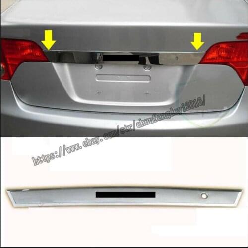 For Honda Civic 2006-2011 high quality Chrome Tailgate Trunk Hatch Lower Cover 1pcs