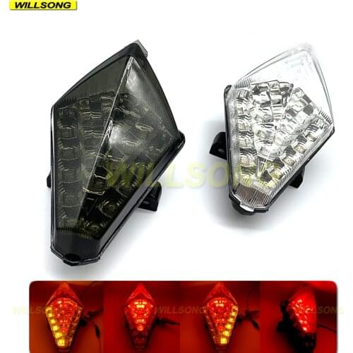 Rear LED Tail Brake Light Blinker Turn Signal Integrated Lamp For YAMAHA TMAX530 XP530 13-16 YZFR1 07-08 Motorcycle Accessories