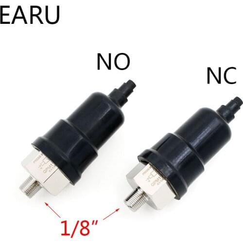 1/8'' Swtich Adjustable QPM11-NC / QPM11-NO Air Pressure Switch Wire External Thread Nozzle Pressure Controller Sensor Pnumatic