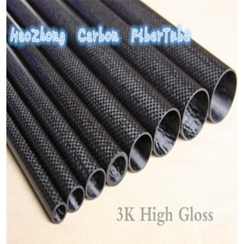 1pcs 24MM OD x 22MM ID x 1000MM (1m) 100% Roll 3k Carbon Fiber tube / Tubing /shaft, wing tube Quadcopter arm Hexrcopter 24*22