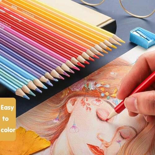 160 Colors / Box Professional Oily Wooden Color Pencil Set Oil HB Painter Painting Sketch Color Pencil School Gift Art Supplies