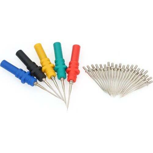 5pcs Oscilloscope Accessories Oscilloscope Probe Pins Set Upgraded Version HT307 Automotive Diagnostic Test Accessories