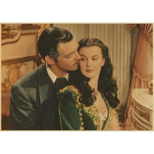 5D Diamond Painting Movie poster Gone with the wind Full Drill Cross Stitch Crystal Art Mosaic Diamond Embroidery decor FC283