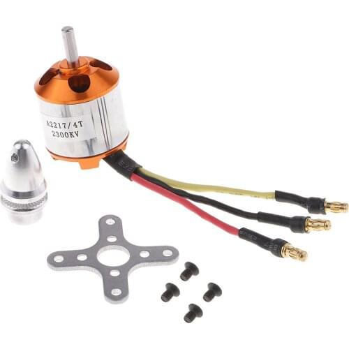 A2217 2300KV Brushless Motor for RC Boat Parts / 6 '' Propeller with Fixed