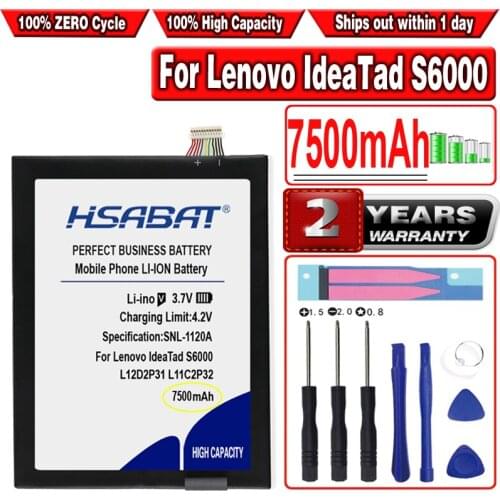 L12D2P31 L11C2P32 Tablet Battery for Lenovo IdeaTad S6000 S6000-H A7600 A7600-HV A7600-F S6000L-F A10-80HC S600H S6000-F A7600-H