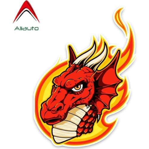Aliauto Cartoon Car Sticker Dragon Automobiles Motorcycles Accessories Vinyl Decal for Peugeot Smart Ford Focus Honda,15cm*9cm