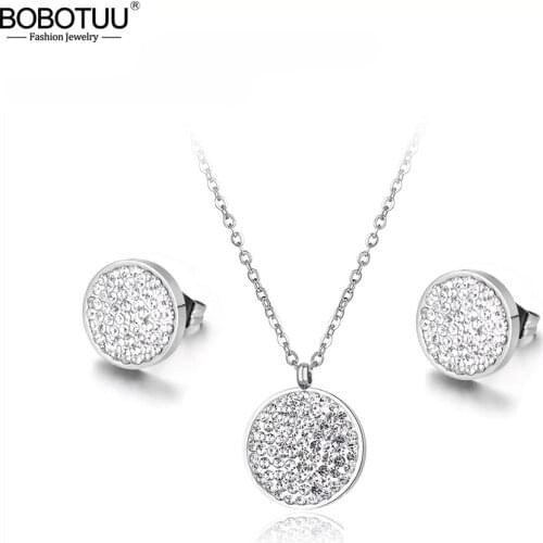 Наборы ювелирных украшений BOBOTUU China At AliExpress
