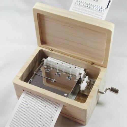 30 note paper strip DIY music box, photo gifts for lovers, custom engraved music box, personalized gift, custom photo gift
