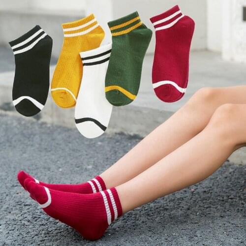 Fast Shipping 2020 Hot Sale Slipper Invisible Striped Womens Short Socks Cotton No Show Socks For Women