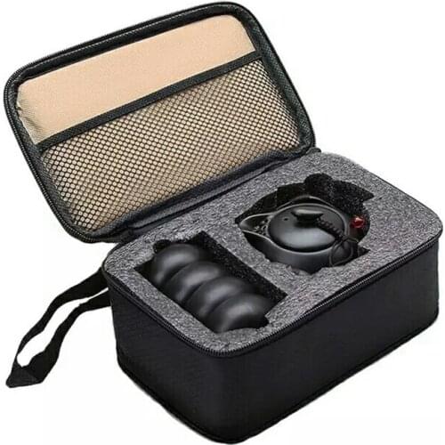 Tea Set1 pot 4 cups Travel Bag The Ding kiln Tea Sets Portable Travel Tea Set Quick Cup Tea Pot Kettle Gaiwan Kung Fu Tea Sets