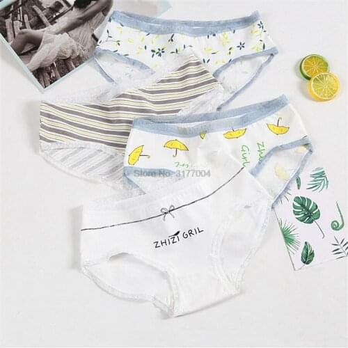 DHL 500pcs Girl Cotton Briefs Starfish Print Casual Underpants Sexy Underwear Panties Ladies Panties