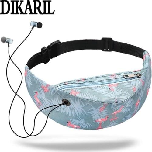 Dikaril Running Waist Bags Waterproof Travel Fanny Packs Running Belt Waist Pack For Women Mobile Phone Money Earphone Belt Bag