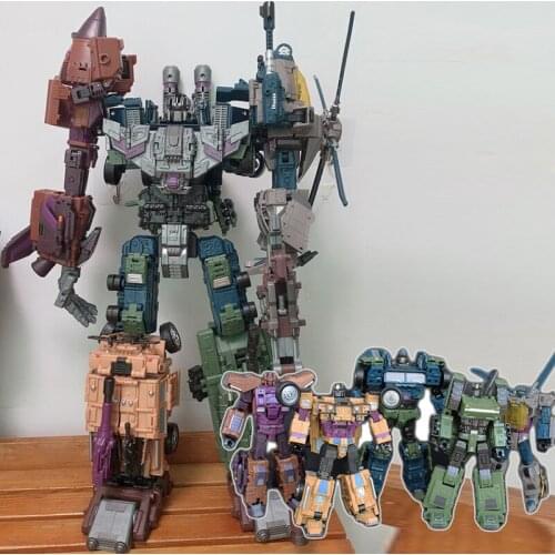 Jinbao 5in1 oversize wb bruticus figure toys WK model enlarged version attack noisy fraud explosion Transformation