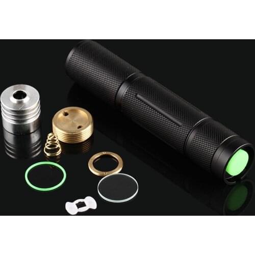 Convoy S6 flashlight host ,include OP reflector,pill,head O ring,glass,spring,etc