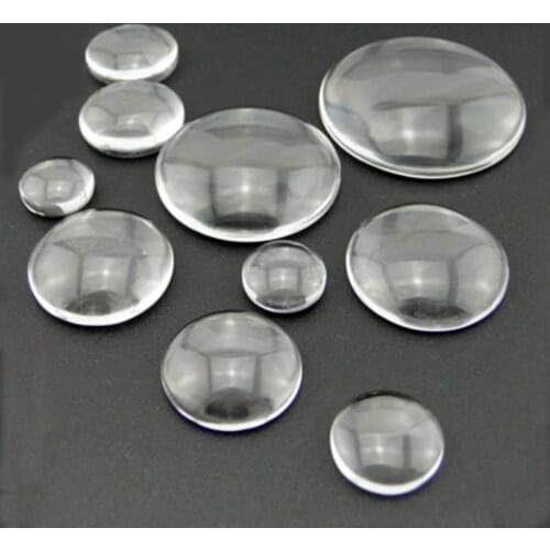 12mm/16mm/18mm/20mm/22mm/25mm/30mm/40mm Round photo glass cabochon demo flat back Making findings DIY151
