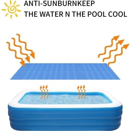 Swimming pool cover spa pool rectangular swimming pool LDPE protective cover solar swimming pool bathtub cover #W