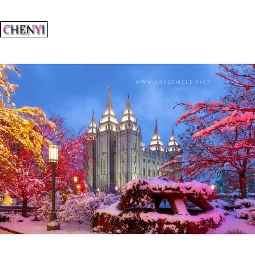 CHENYI 5D Diamond Painting Kit Full Square Diamond Embroidery Beautiful Scenery Picture Arts Painting Mosaic Cross Stitch Kits
