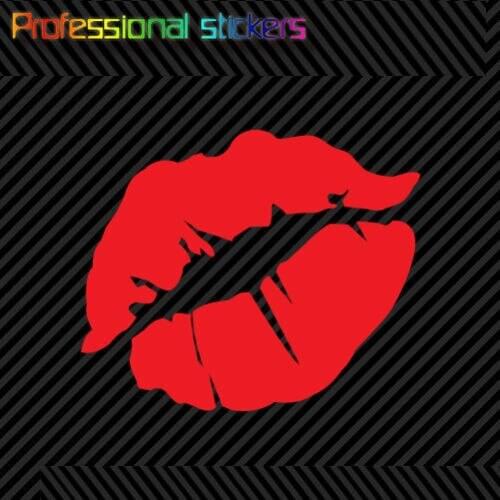 Sexy Kiss Lips Sticker Die Cut Decal Self Adhesive Vinyl Hot Stickers for Motos, Cars, Laptops, Phone