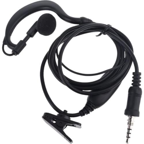 1Pin Earpiece Headset with PPT Mic for Yaesu Vertex VX-6R VS-7R VX6R VX7R FT-270