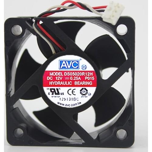 New original 5CM 5020 DS05020R12H 12V 0.25A four-wire PWM speed regulation silent fan