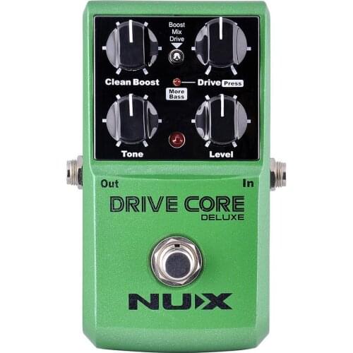 NUX DRIVE CORE DELUXE Electric Guitar Overdrive Effects Pedal Mixture of Booster Powerful and Warm