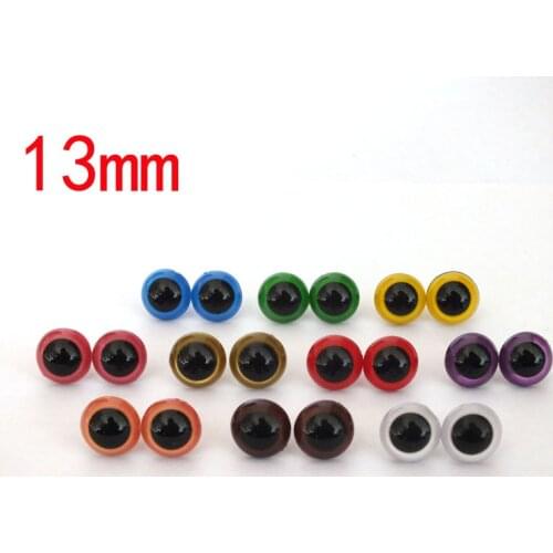 Wholesale 100pcs 13mm round Animal Eyes Doll Making Supply For Amigurumi Stuffed Toys