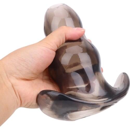 Hollow Anal Plug Enema Soft Speculum Butt Plug Sex Toys For Woman Men Anal Dilator 5 Sizes Prostata Massager