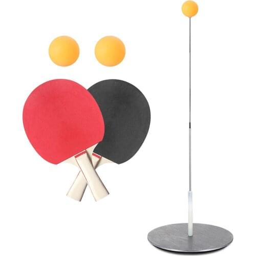 Portable Table Tennis Trainer Table Tennis Soft Shaft Training Machine Elasticity Kid Adult Ping Pong Practice Trainer Fitness