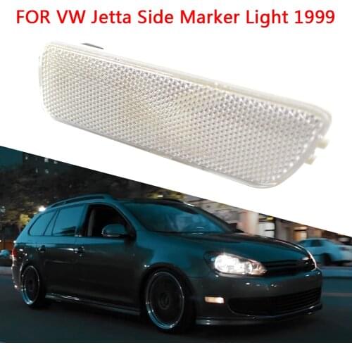 The Parking Signal Lamp Light Suitable for Volkswagen Jetta Golfs Car Shape Front Bumper Side Sign Signal Light 130x35x15mm