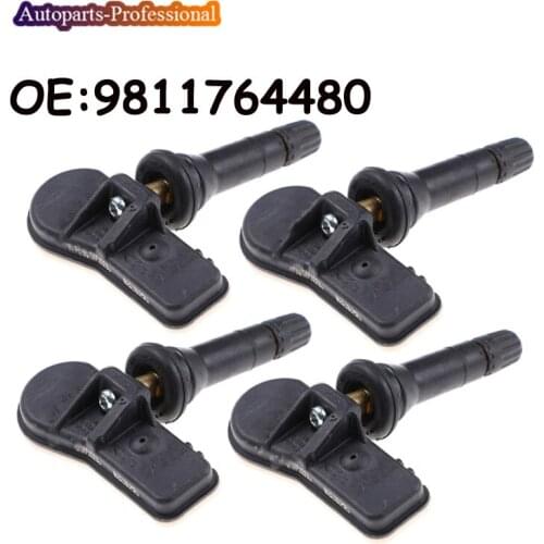 4 PCS Car 9811764480 For Citroen Jumpy Peugeot Expert C4 C5 308 3008 508 5008 408 Tire Pressure Monitoring System TPMS Sensor