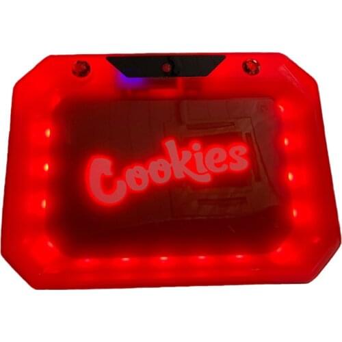 LED Glow Rolling Tray USB Music Control Herbal Weed Storage Smoke Accessories Plastic Tobacco Cigarettes Roller Plate Men Gift