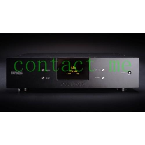 Accurate Audio DAC-D1000 Fully discrete R2R decoder DK decoder DSD512 USB DAC， THD+N (at -6dB): 0.003% or-90 dB, SNR: 122 dB