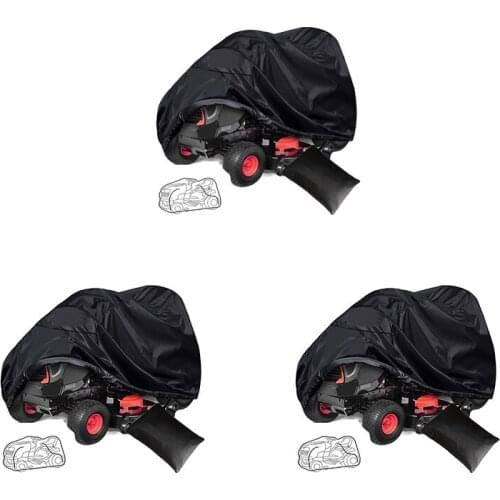 Waterproof Lawn Mower Cover Tractor Grill Cover UV Protection Garden Yard Mower Overlay All-Purpose Covers
