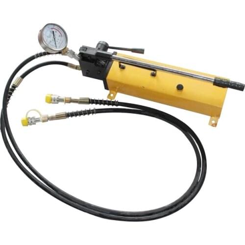 High Pressure Manual Hydraulic Pump CP-700-D Double Acting oil pump high pressure pump hydraulic pump with pressure gauge