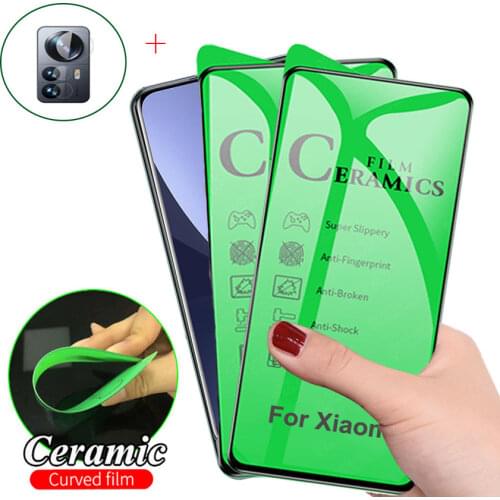 Mi11 lite, HD Ceramic Glass for Mi 11 Lite 5G Screen Protector 11i 11X 11 X Pro Camera Film + Armor Glass on Xiaomi Mi 11Lite 5G