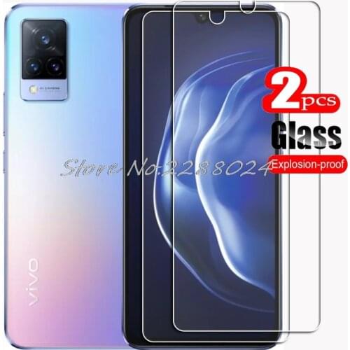 2PCS FOR Vivo V21 HD Tempered Glass Protective On VivoV21 5G V21e Phone Screen Protector Film