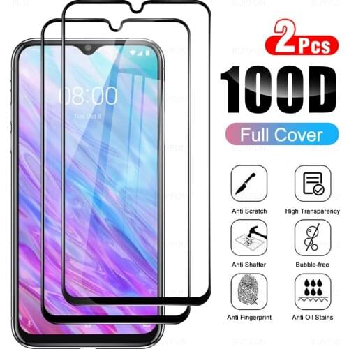 2Pcs Tempered Protector Glass For ZTE Blade 20 Smart Phone Protective Screen Film For ZTE Blade20 20Smart 20 6.49" 2019 MT6771