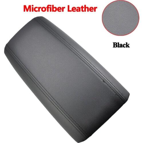 1pc Car Central Armrest Box Cover Center Console Protection Case Microfiber Leather For S80 1999-2006 Black Gray Beige