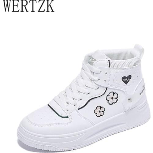 2021 Fashion Spring Female Sneakers Flower Women Shoes Korean Mesh Ladies Shoes Woman Lace Up Casual Shoes Breathable