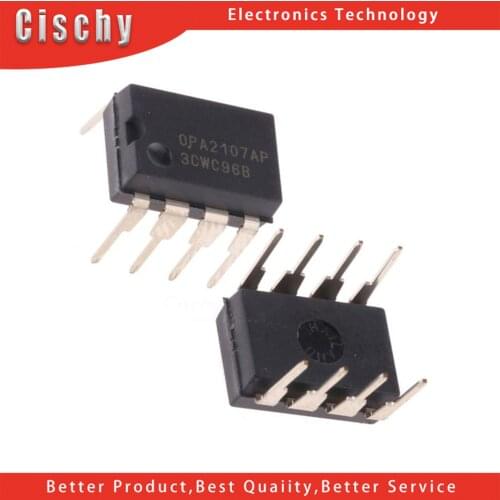 1pcs/lot OPA2107AP OPA2107A OPA2107 0PA2107AP DIP-8 In Stock