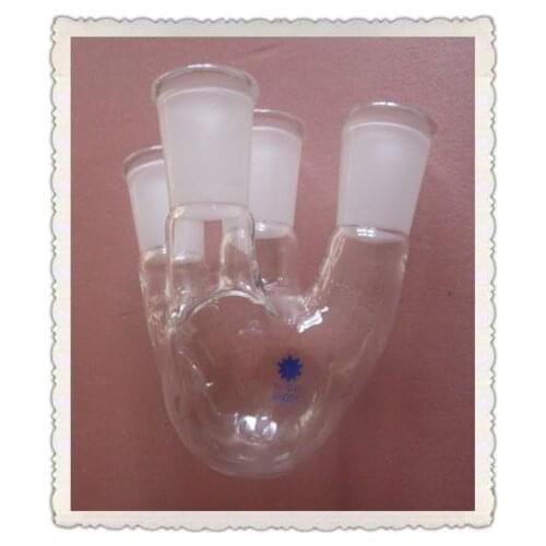 100ml,24/40,Round Bottom Glass Flask,4-neck,Boro Lab Boiling Bottle,Four necks