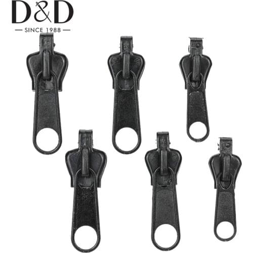6Pcs Fix Zipper DIY Zip Slider Repair Kit Replacement For Zip Fastenings Sewing Tailor Tools Clothing Accessories