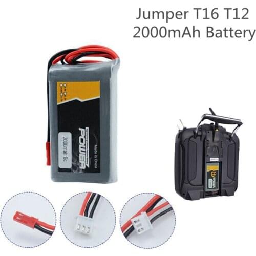 Lipo Battery for Jumper T16 T12 Open Source Multi-protocol Radio Transmitter Rc Lipo Battery 2S 7.4V 2000MAH Battery